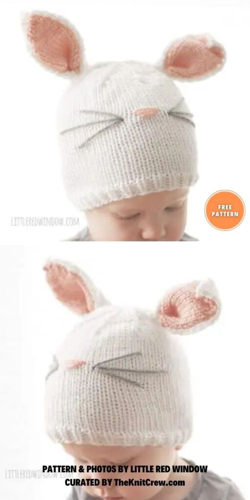 Baby Bunny Hat Knitting Pattern - 11 Cute Bunny Hat Knitting Patterns