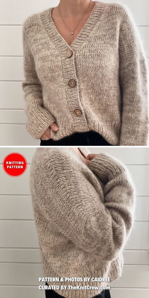 Knitting Pattern Home Cardigan V Neck - 10 Knitted Bordered Cardigan Patterns For Women