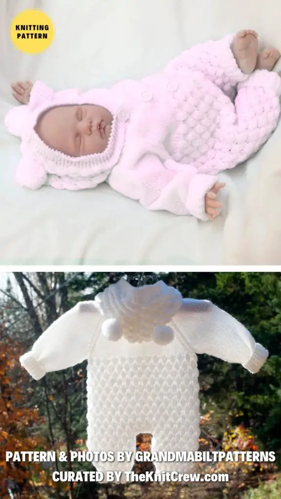 2. Baby ROMPER PATTERN - 12 Adorable Knitted Baby Clothes Patterns Perfect for Any Season