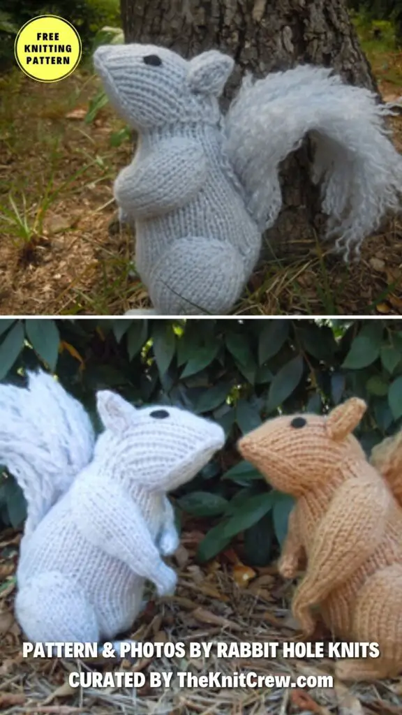 2. Knit One, Squirrel Two - Get Cozy With These 12 Adorable Knitted Squirrels Patterns - The Knit Crew