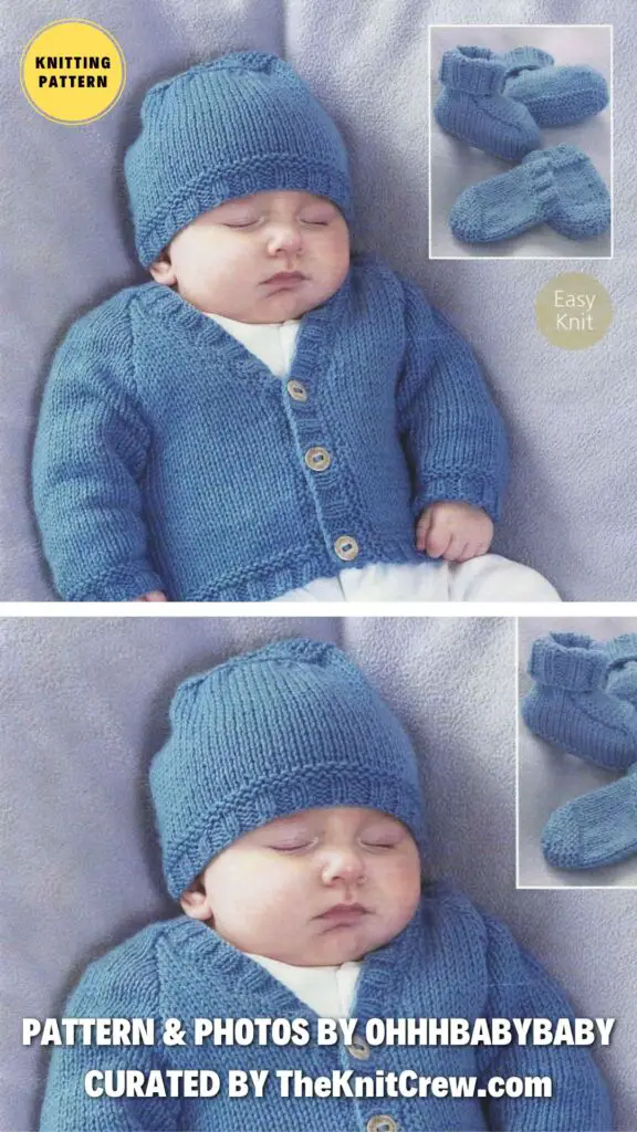 3. Knit Baby Child Cardigan Hat - 12 Adorable Knitted Baby Clothes Patterns Perfect for Any Season