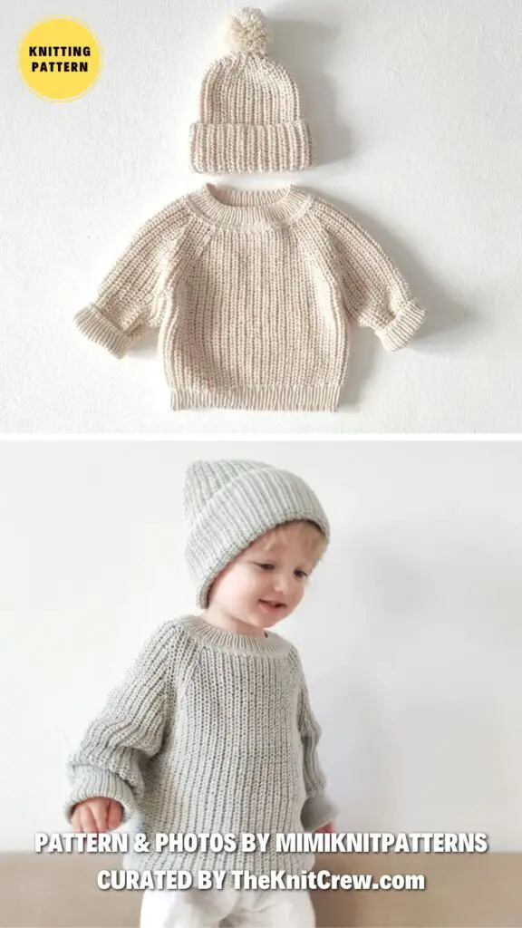 4. knit pattern baby jumper - 12 Adorable Knitted Baby Clothes Patterns Perfect for Any Season