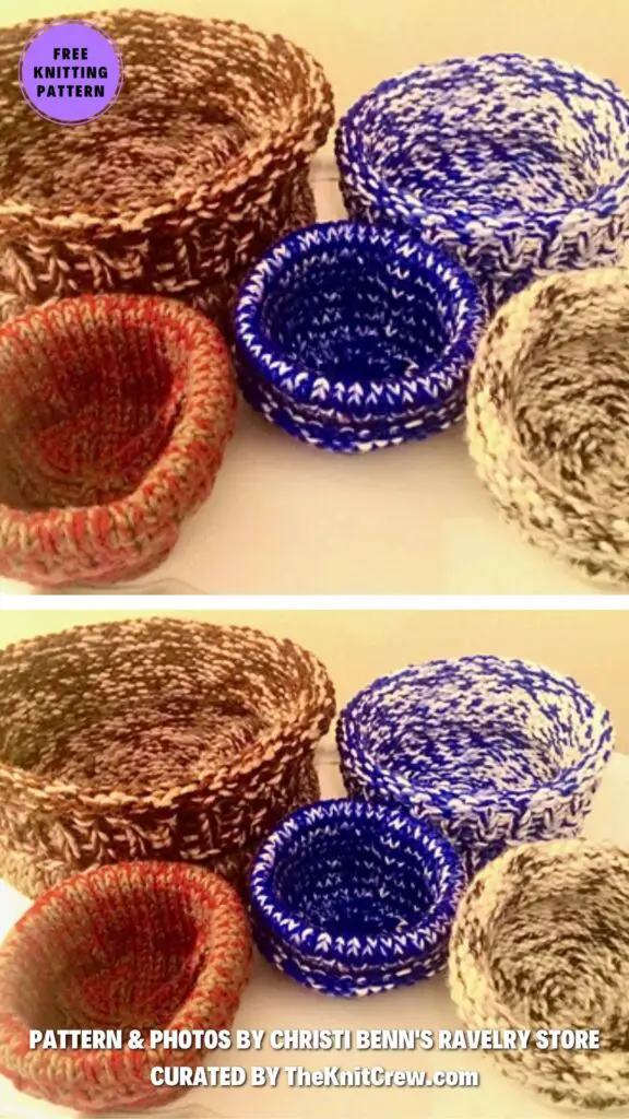 5. Knitted Wildlife Rescue Nests w_ Options - Get Organized with These 6 Free Knitted Nesting Bowls Patterns - The Knit Crew