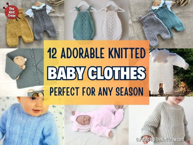 [FB POSTER] - 12 Adorable Knitted Baby Clothes Perfect for Any Season - The Knit Crew