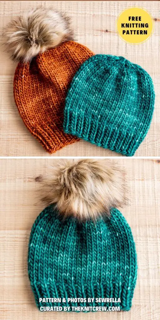 Super Bulky Knit Hats - 17 Free Knitted Hats For Men Patterns - The Knit Crew