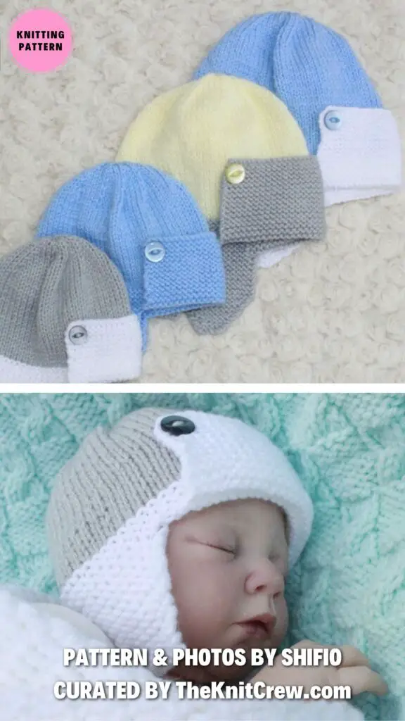 10. Baby Aviator Hat Bonnet - 12 Cozy Knitted Aviator Hat Patterns for Your Little Ones - The Knit Crew
