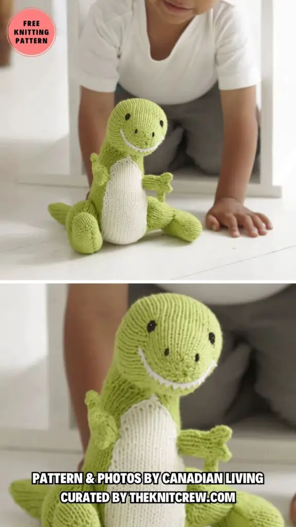 2. KNIT A DINOSAUR TOY - Make Your Own Jurassic Park_ 11 Knitted Dinosaur Patterns - The Knit Crew