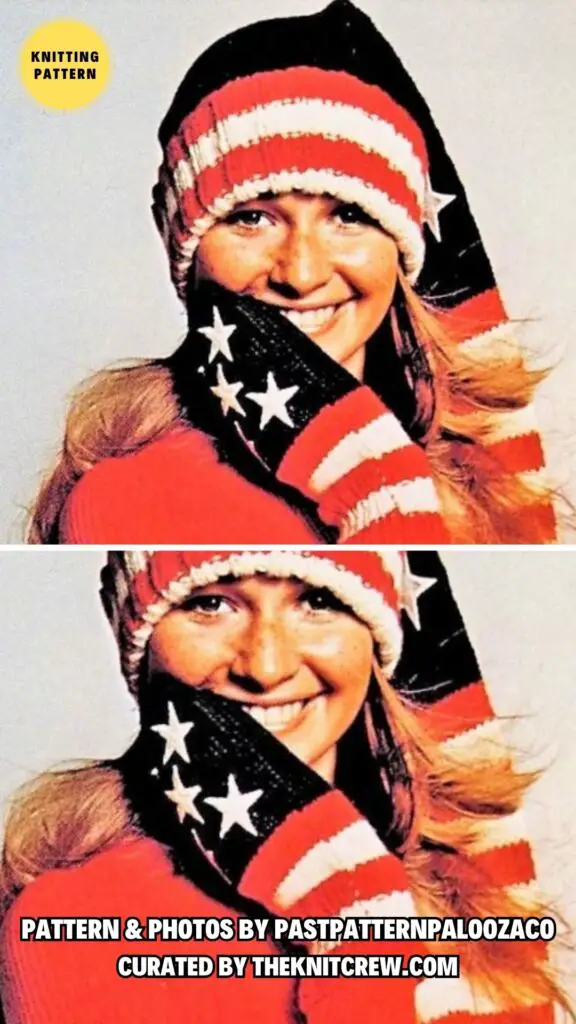 4. 4th Of July Stars Stripes - 7 Knitted Hats Patterns For 4th Of July Celebration - The Knit Crew