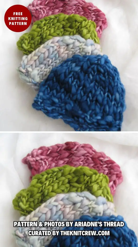 4. Trendy Baby Hat - 11 Knitted Baby Hat Patterns to Keep Your Loved One Warm - The Knit Crew