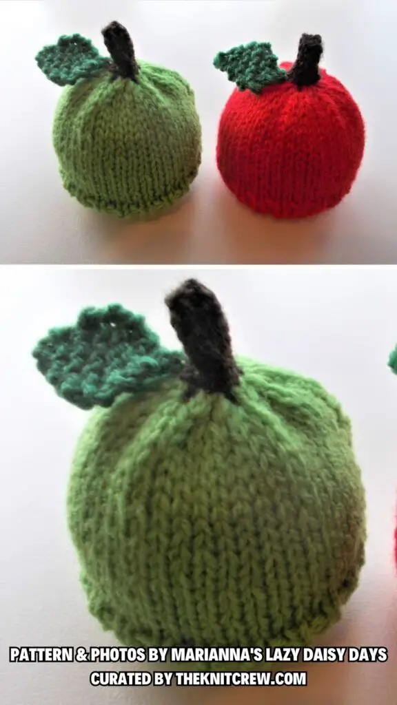5. An Apple a Day! - Get Creative With These 7 Knitting Orange Cover Patterns - The Knit Crew