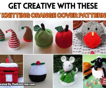 [FB POSTER] - Get Creative With These 7 Knitting Orange Cover Patterns - The Knit Crew