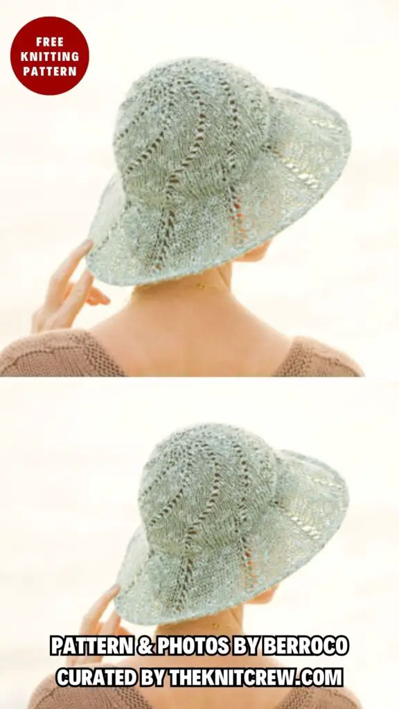 1. WINDANSEA - Beat The Heat With 11 Free Knitted Summer Hat Patterns - The Knit Crew