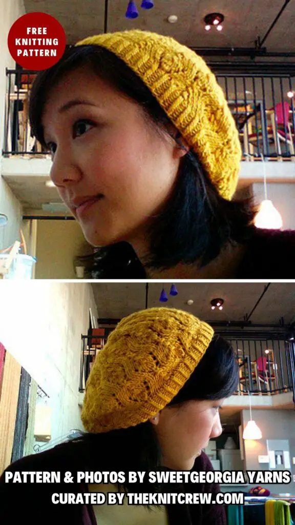 10. Ballard Slouch Hat - Classic and Cozy_ 11 Knitted Aran Hat Patterns - The Knit Crew