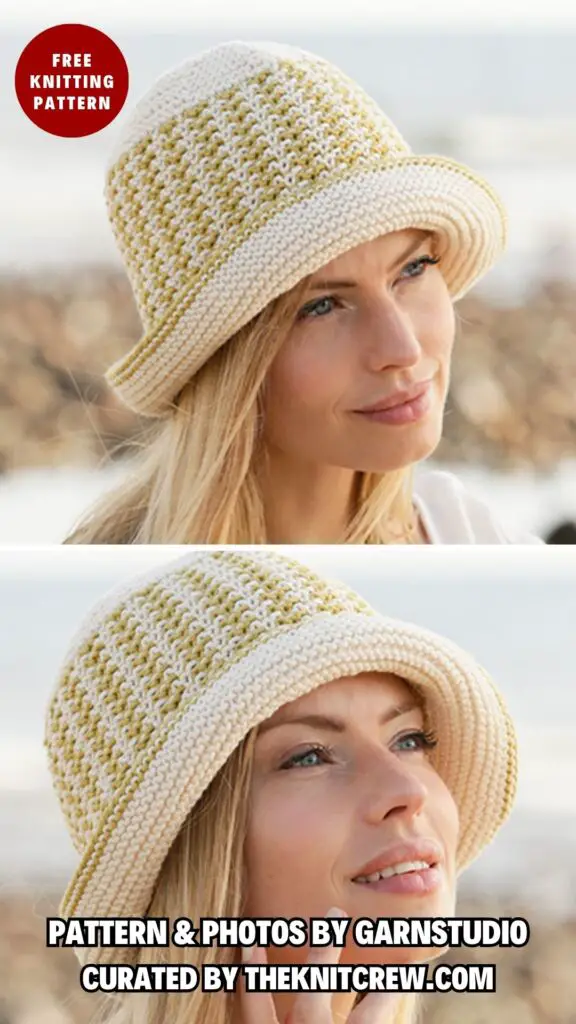 7. Beach Friend - Beat The Heat With 11 Free Knitted Summer Hat Patterns - The Knit Crew
