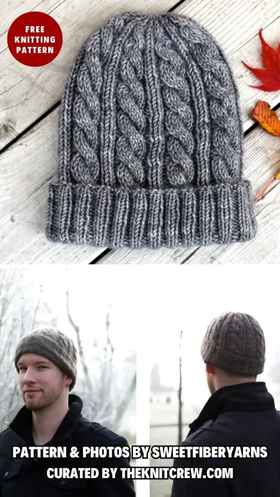 9. Jason's Cashmere Hat - Classic and Cozy_ 11 Knitted Aran Hat Patterns - The Knit Crew
