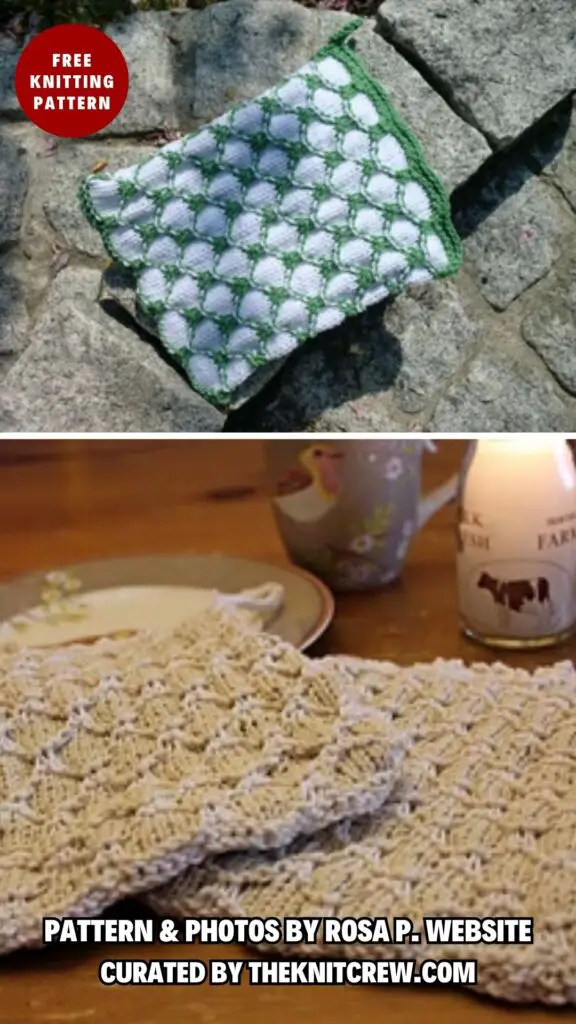 11. Grandma's Potholder - 14 Free Unique Knitted Gifts For Grandmothers Patterns They'll Surely Love - The Knit Crew