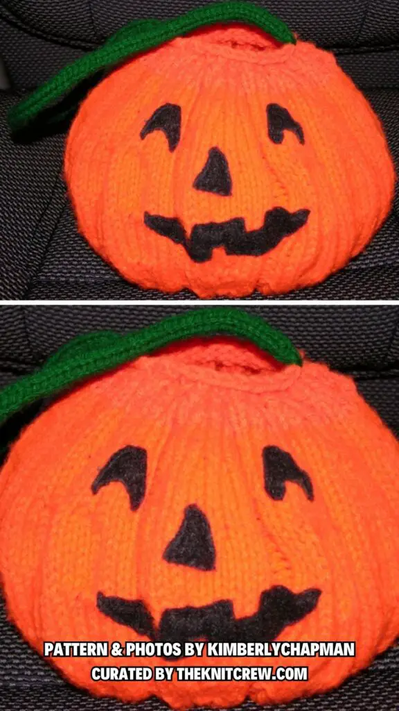 11. Pumpkin Bag - 12 Spooky Jack-o-Lanterns Knitting Patterns For Halloween - The Knit Crew