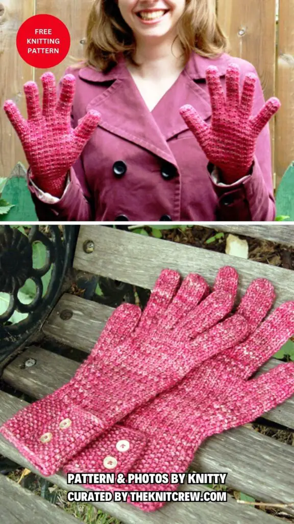 2. Ringwood - 11 Free Knitted Gloves Patterns To Keep Your Hands Warm - The Knit Crew