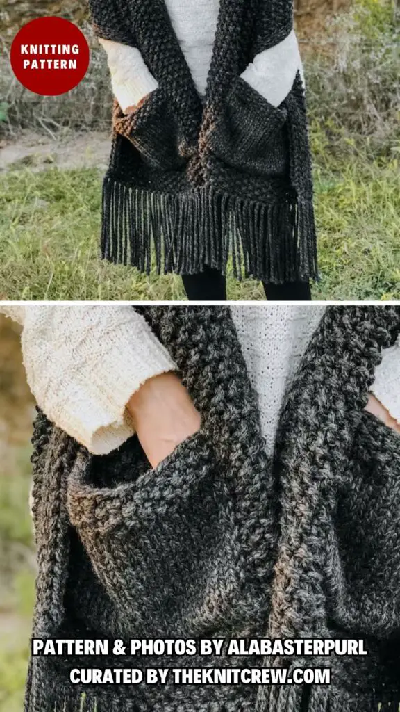 5. Hope Shawl - 12 Knitted Grandmother's Shawls Patterns They'll Love To Wear - The Knit Crew