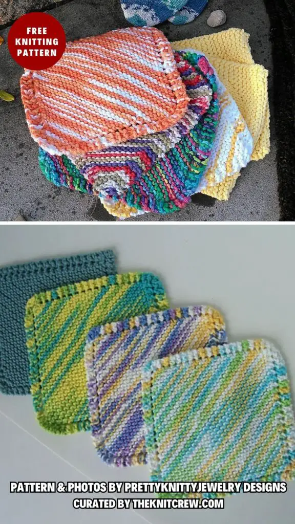 6. Gramma's Dishcloth - 14 Free Unique Knitted Gifts For Grandmothers Patterns They'll Surely Love - The Knit Crew
