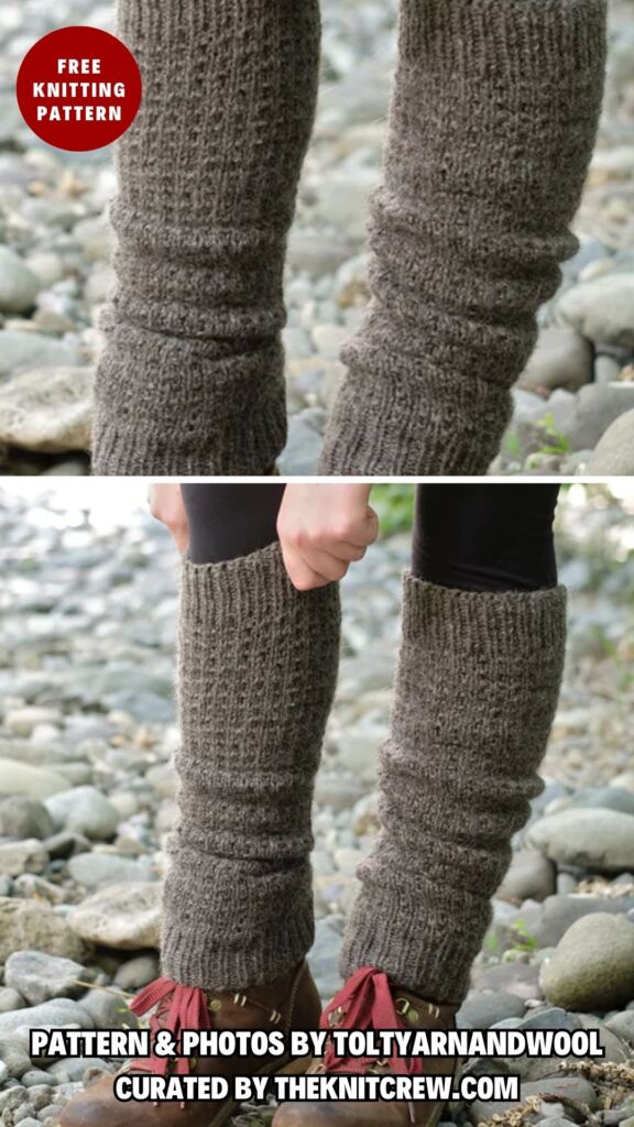 7. Easy-Peasy Leg Warmers - 11 Free Knitted Comfortable Leg Warmers Patterns For All Seasons - The Knit Crew