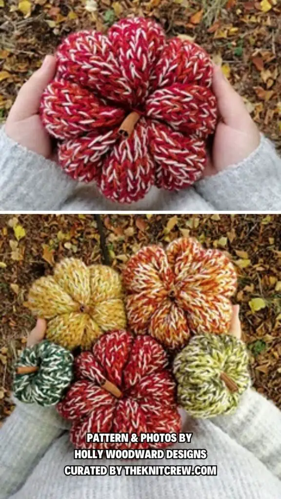 8. Squishy Squashes - 11 Knitting Squashes Patterns Perfect For Halloween - The Knit Crew
