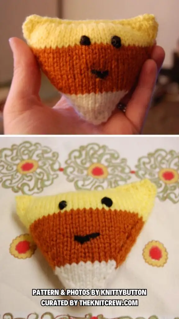 9. Candy Corn - 13 Free Knitting Candy Corn Patterns For The Autumn Season - The Knit Crew