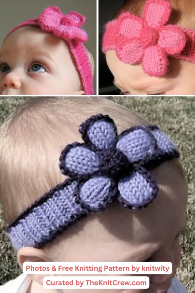 3. Spring Baby Headband - The Knit Crew