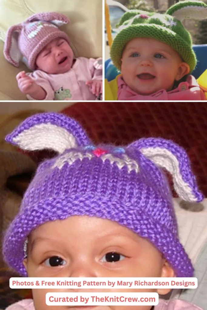 5. Springtime Bunny Hat - The Knit Crew