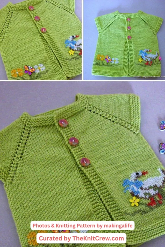 6. Baby vest Spring - The Knit Crew