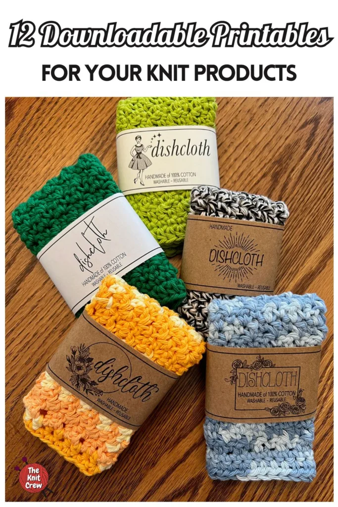 12 Downloadable Printables For Your Knit Products - The Knit Crew