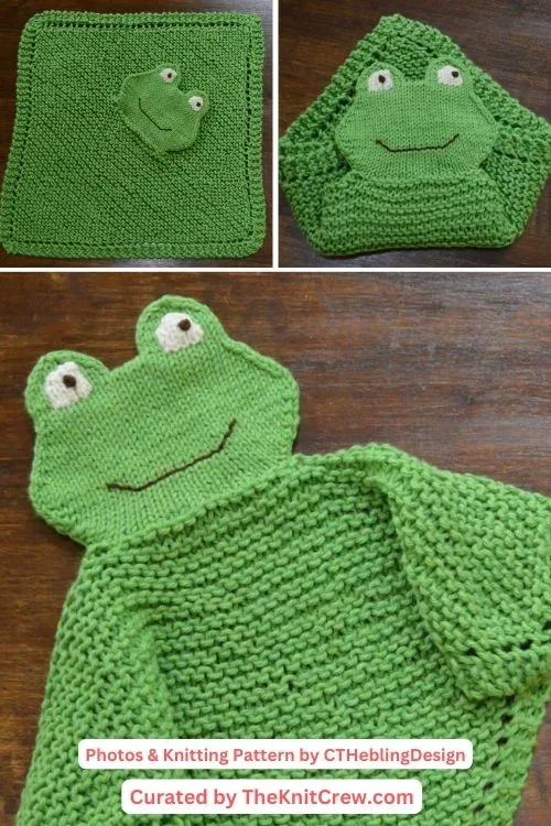 15. Frog Lovey - The Knit Crew
