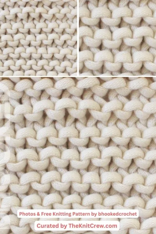 7. Knit Garter Stitch - The Knit Crew