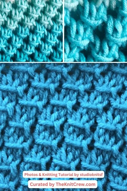6. Star Stitch Knitting Pattern - The Knit Crew