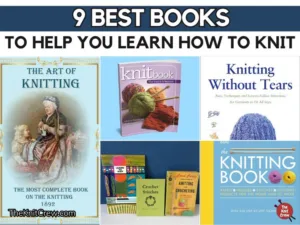 FB Poster - 9 Best Books To Help You Learn How To Knit - The Knit Crew