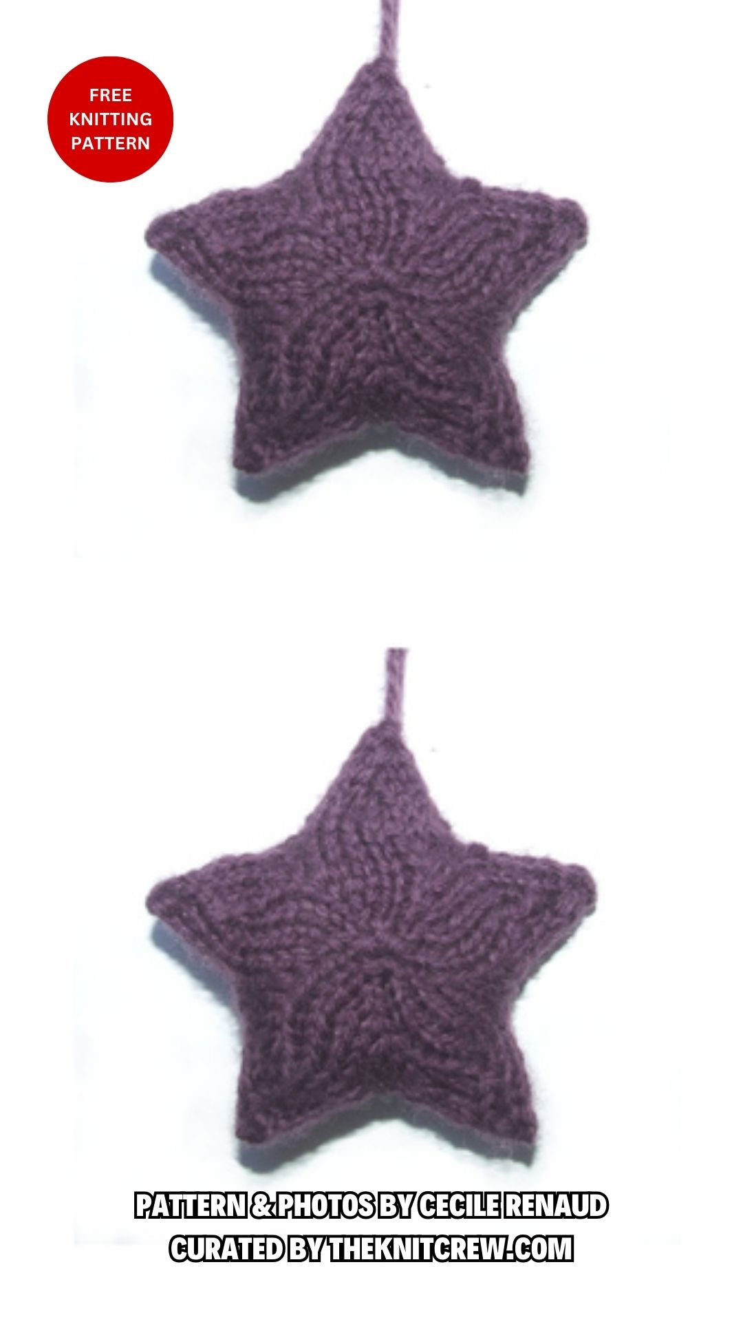 13 Free Knitting Star Decoration Patterns For Christmas The Knit Crew