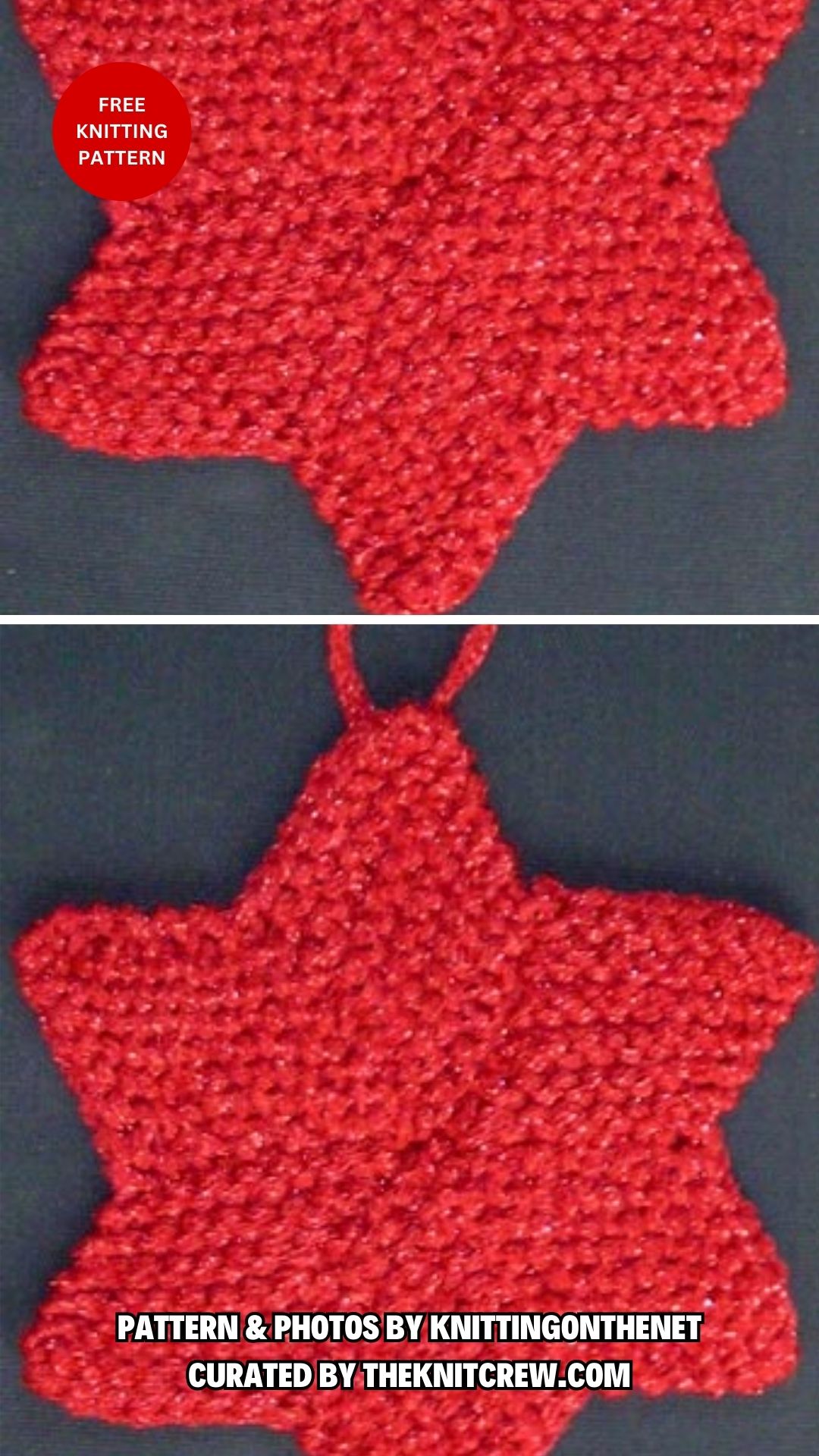 13 Free Knitting Star Decoration Patterns For Christmas The Knit Crew