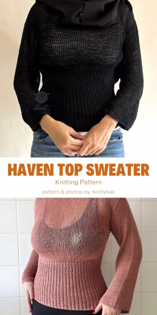 05 Haven Top Sweater - The Knit Crew