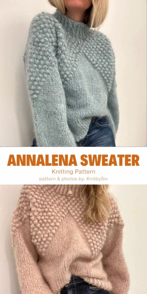 11 AnnaLena Sweater - The Knit Crew