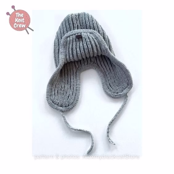 Aviator Trapper Hat - The Knit Crew