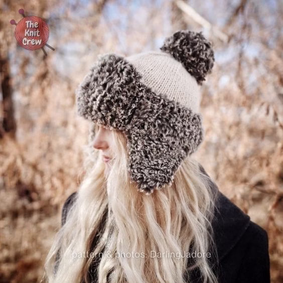 Earflap Hat Knitting Pattern - The Knit Crew
