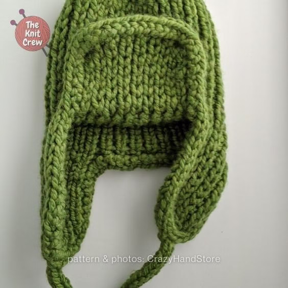 Earflap Trapper Hat - The Knit Crew
