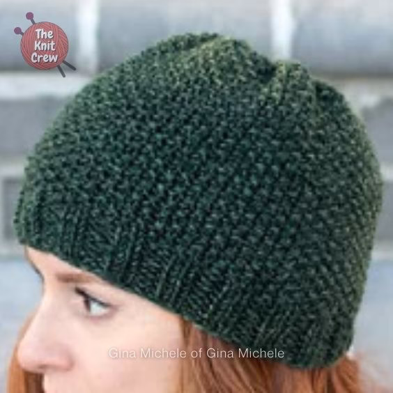 Seed Stitch Beanie - Curated by The Knit Crew