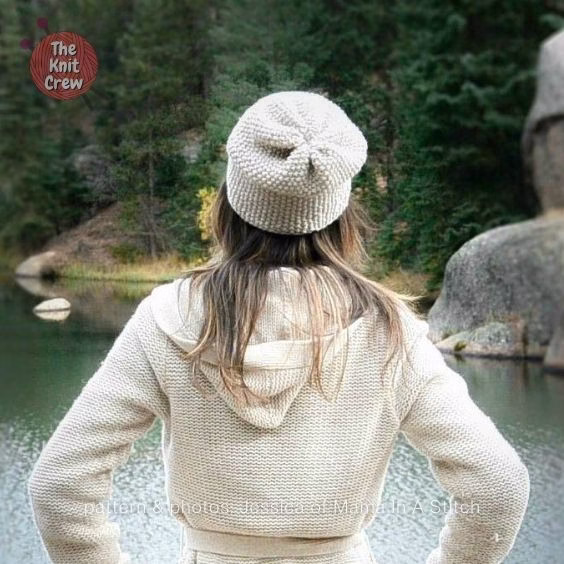 Textured Knit Hat - Curated by The Knit Crew