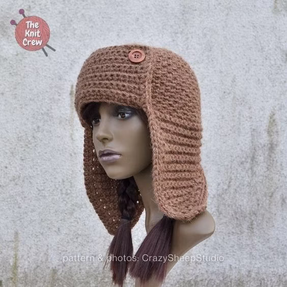 Winter Trapper Hat - The Knit Crew