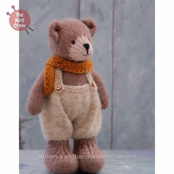 Little Tearoom Bears - 15 Adorable Knitted Teddy Bear Patterns - Curated By The Knit Crew