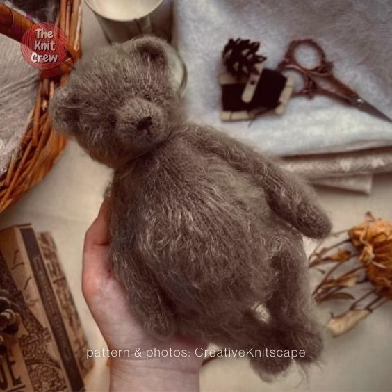 Teddy Bear - 15 Adorable Knitted Teddy Bear Patterns - Curated By The Knit Crew