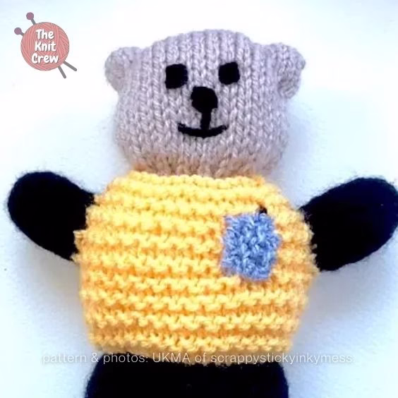 Trauma Teddy - 15 Adorable Knitted Teddy Bear Patterns - Curated By The Knit Crew