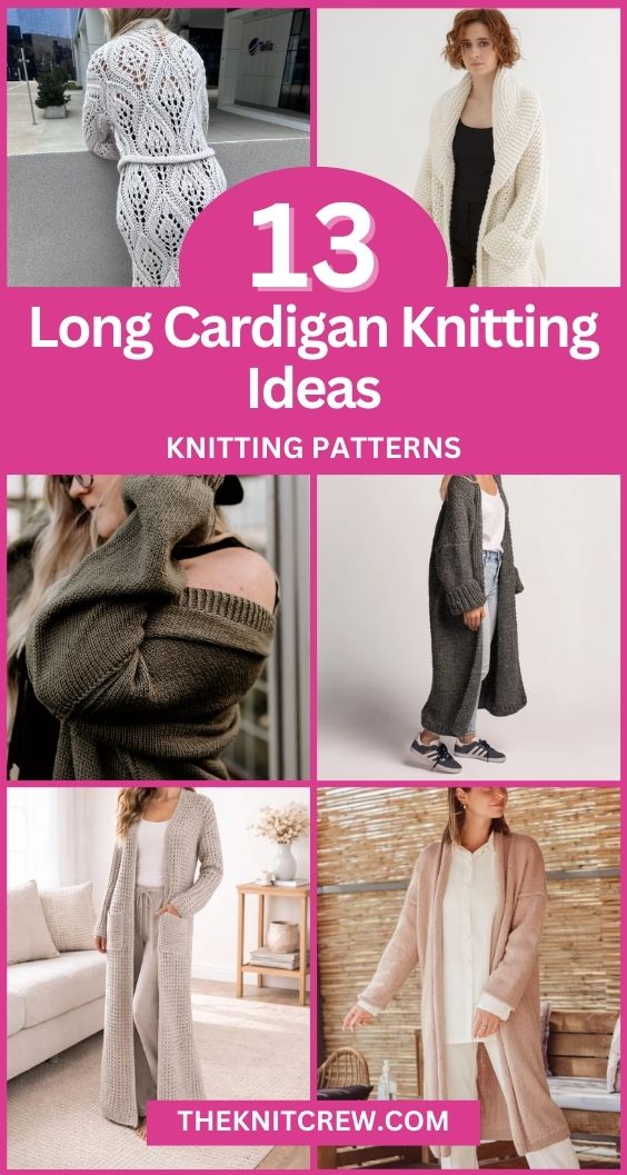 BLOG 3 - 13 Easy Knitted Duster Cardigan Patterns - Curated by The Knit Crew