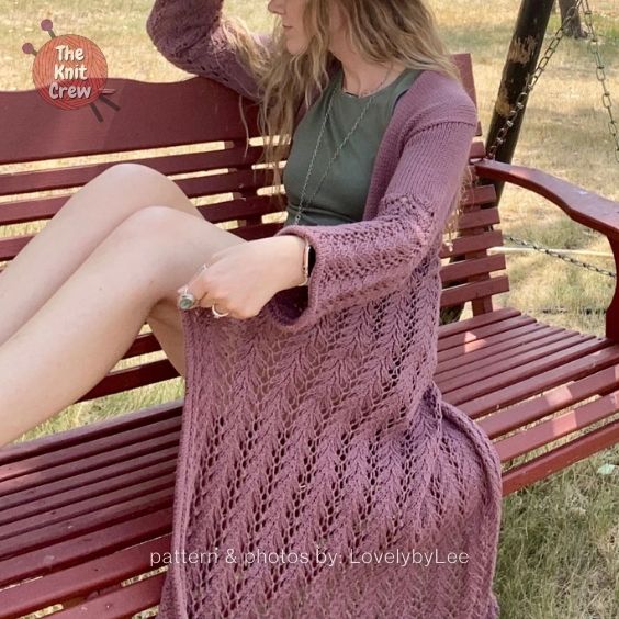 Silver Spring Duster Knitting Pattern - Curated By The Knit Crew